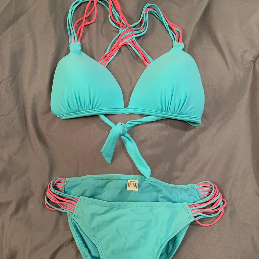 Two piece bathing suit